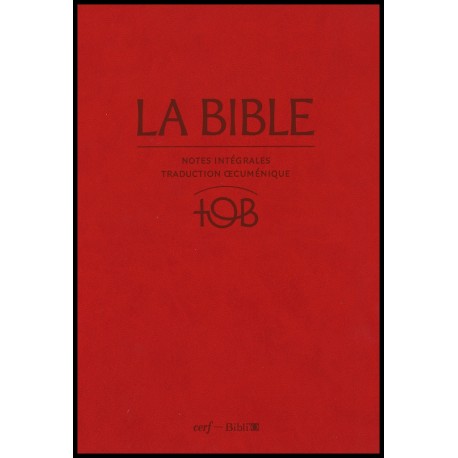 Bible TOB 2010, version d'étude