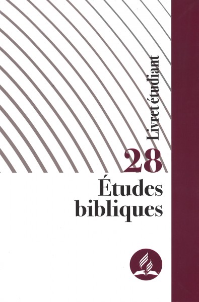 28 études bibliques - Livret étudiant