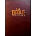 Bible Colombe Thompson, fibro marron, tr. or