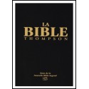 Bible NBS Thompson, rigide noire, tr. blanche, sans onglets