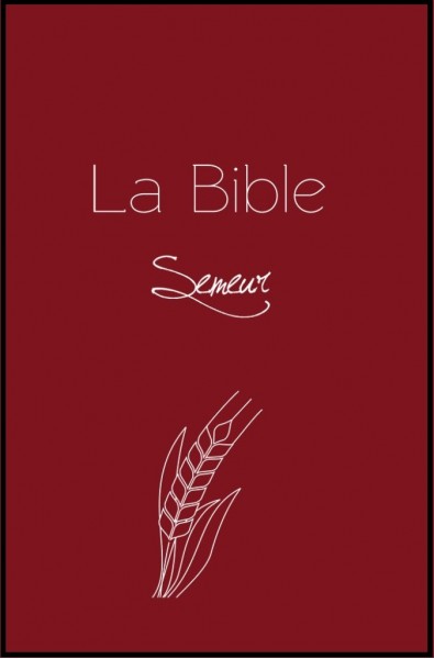 Bible du Semeur marbrée bleu / rouge