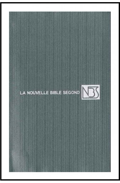 Bible NBS, sans deutéro, grise