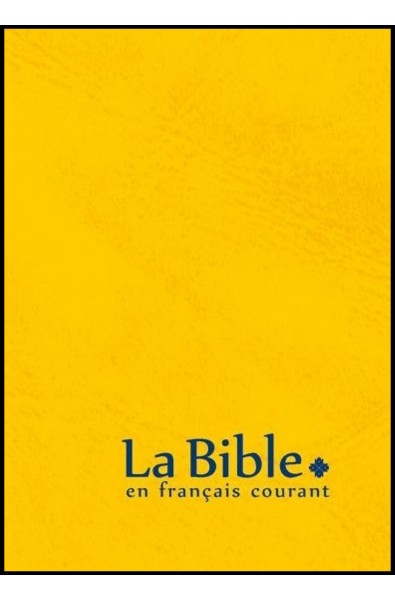 Bible FC - poche, safran, sans deutéro.