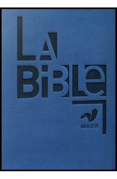 Bible PDV, similicuir bleu, sans les deutérocanoniques