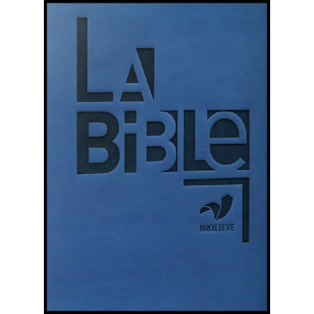 Bible PDV, similicuir bleu, sans les deutérocanoniques