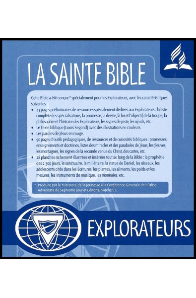 Bible pour les explorateurs