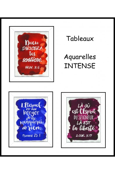 Tableaux Aquarelles Intense