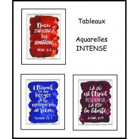 Tableaux Aquarelles Intense