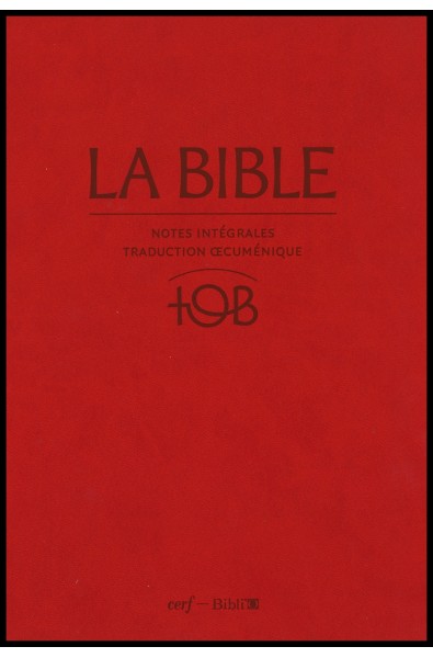 Bible TOB 2010, version d'étude