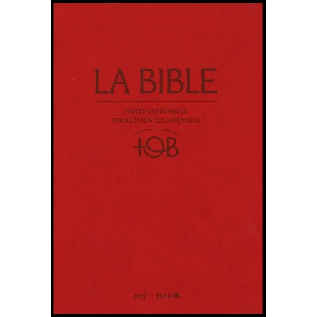 Bible TOB 2010, version d'étude