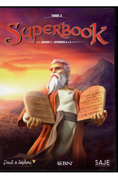 DVD - Superbook Saison 1 - Episodes 4 - 6