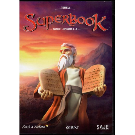 DVD - Superbook Saison 1 - Episodes 4 - 6