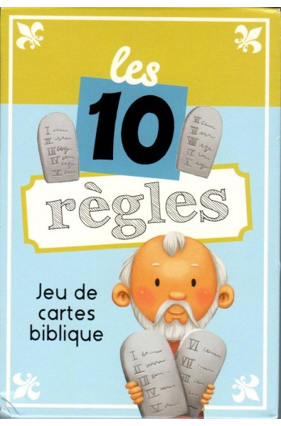 Jeu de cartes biblique - Les 10 règles