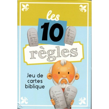 Jeu de cartes biblique - Les 10 règles