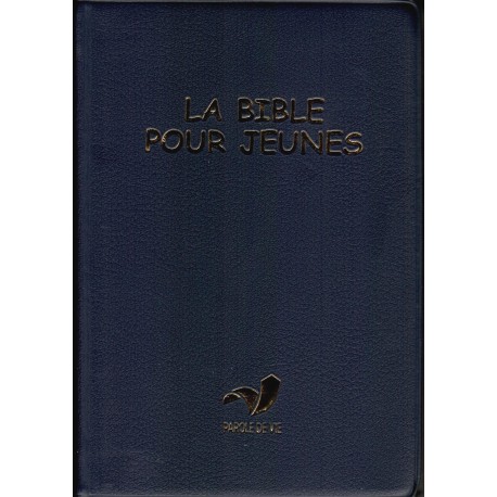 Bible PDV pour jeunes vinyle bleue