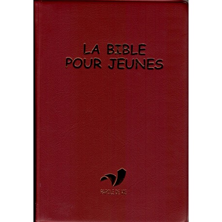 Bible PDV pour jeunes vinyle bordeaux