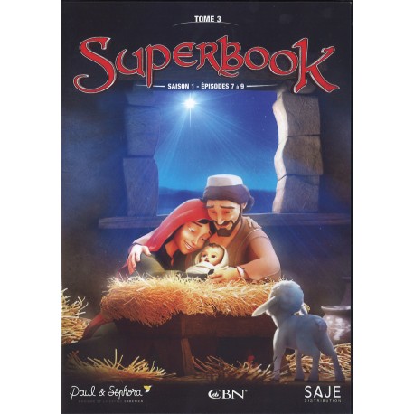 DVD - Superbook Saison 3 - Episodes 7 - 9