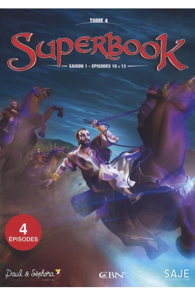 DVD - Superbook Saison 1 - Episodes 10 - 13