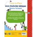 Trace & efface - Livre d'activités bibliques NouveauTestament