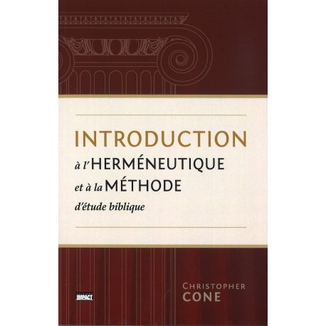 Introduction à l'herméneutique et à méthode d'EB