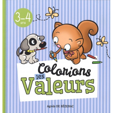 Colorions les valeurs - 3-4 ans