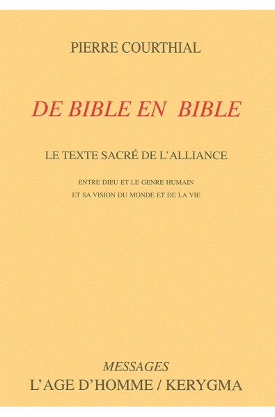 De Bible en Bible