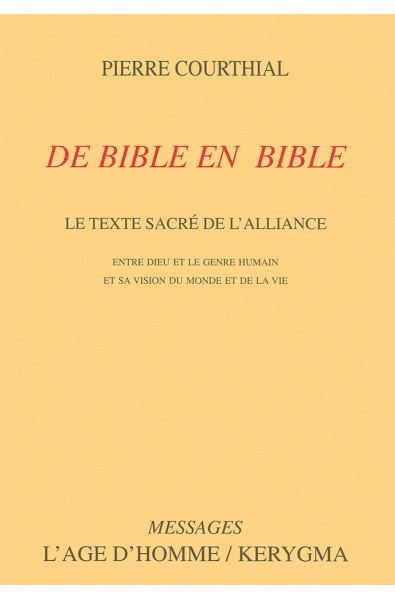 De Bible en Bible