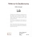 Notes sur le Deutéronome