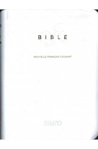 Bible NFC blanche, tr. dorées