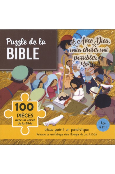 Puzzle "Jésus guérit un paralytique"