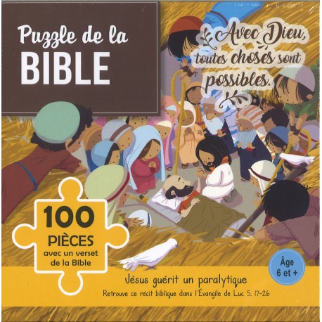 Puzzle "Jésus guérit un paralytique"