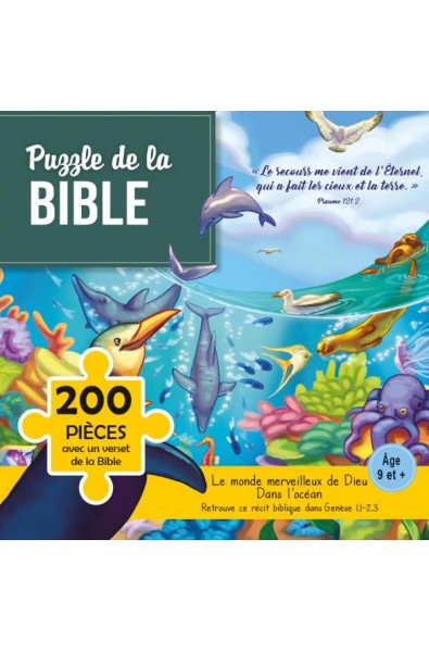 Puzzle "Le secours me vient de l'Eternel"