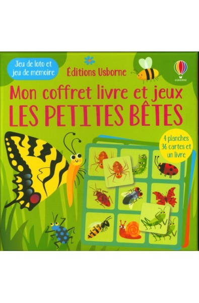 Mon coffret livre et jeux - Les petites bêtes