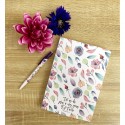 Carnet floral "Tu as du prix à mes yeux"