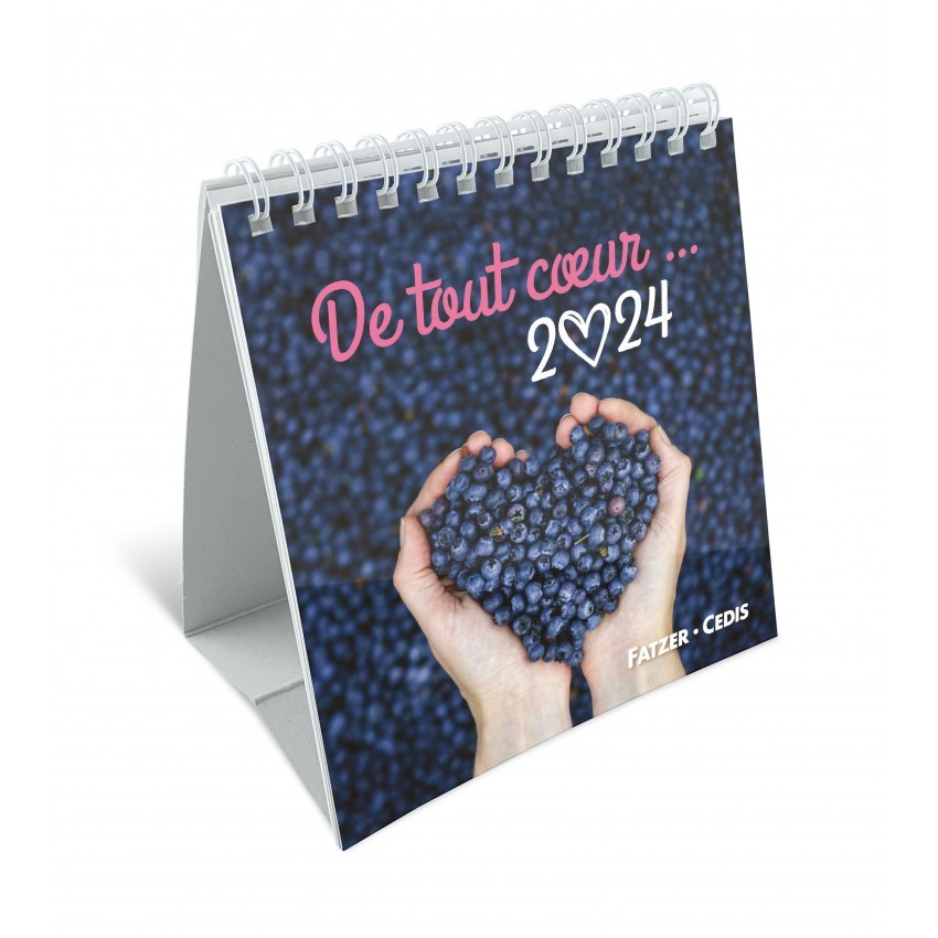 Calendrier De tout coeur 2024 - Librairie Vie et Santé