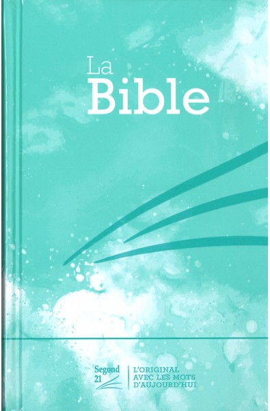 Bible Segond 21 compacte, rigide, vert turquoise