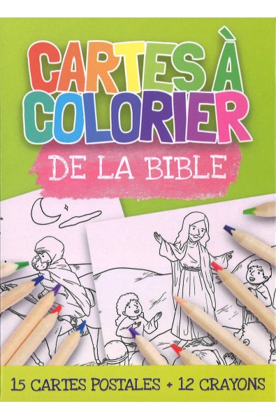 Cartes à colorier de la Bible