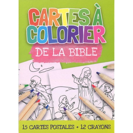 Cartes à colorier de la Bible