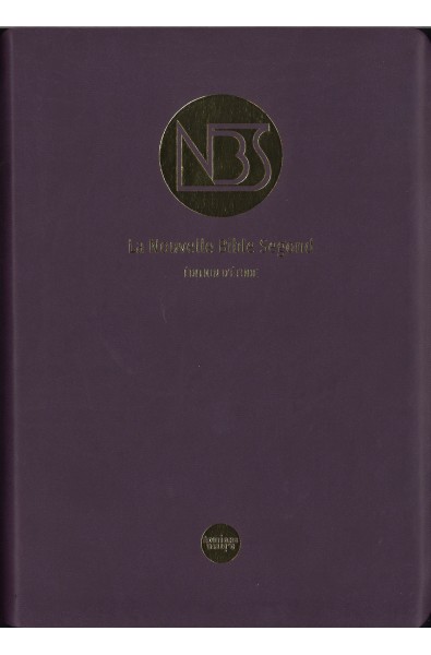 Bible NBS d'étude, prune