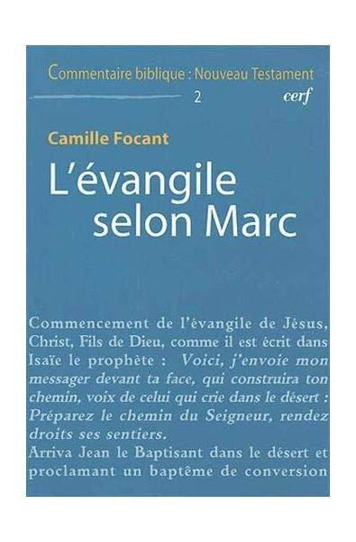 Evangile selon Marc, L'