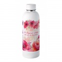 Gourde fleurs "Le Seigneur remplit ma vie de bonheur"