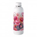 Gourde fleurs "Le Seigneur remplit ma vie de bonheur"