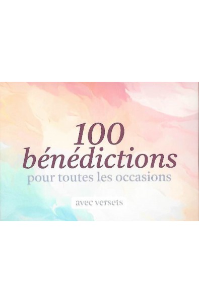 100 mini-cartes "Bénédictions pour toutes les occasions"