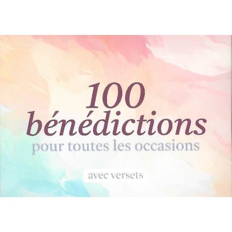 100 mini-cartes "Bénédictions pour toutes les occasions"