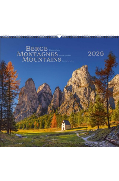 Calendrier "Montagnes" grand format 2026