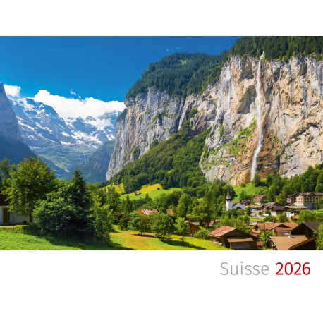 Calendrier à suspendre "Suisse 2026"