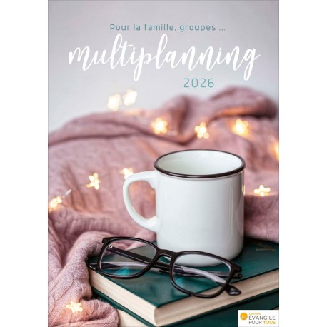 Calendrier à suspendre "Multiplanning" 2026