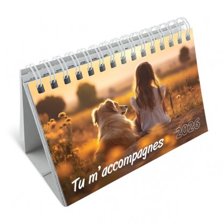 Calendrier "Tu m'accompagnes" 2026