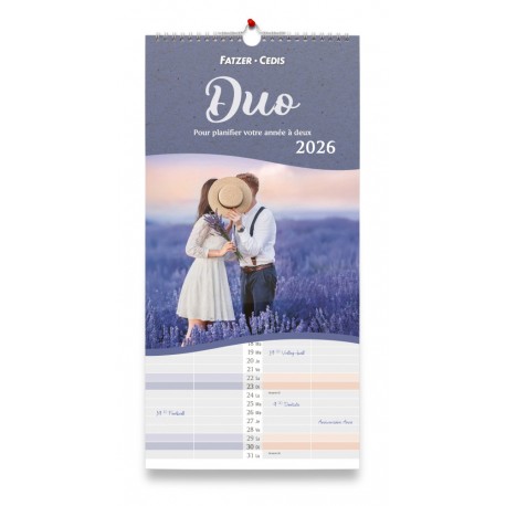 Calendrier "Duo" 2026