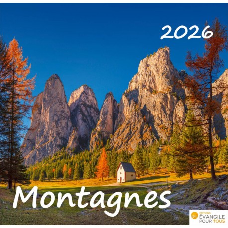 Calendrier "Montagnes" 2026